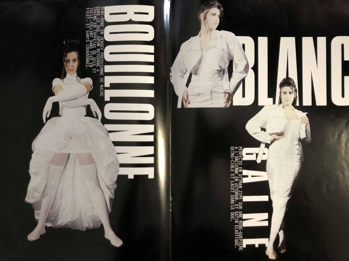 collection pronuptia 1987 nuit blache jean paul gaultier