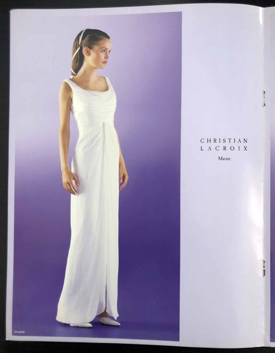 Christian Lacroix mini collection pronuptia 1997 - 4