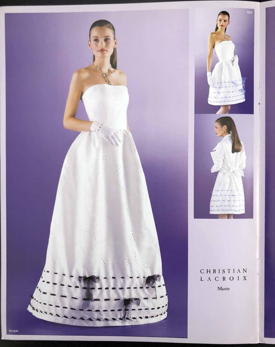 Christian Lacroix mini collection pronuptia 1997 - 6