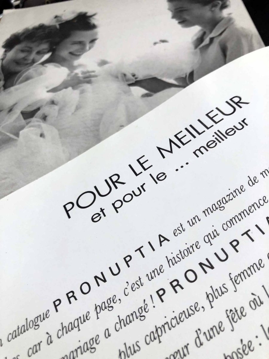 pronuptia pour le meilleur 1989