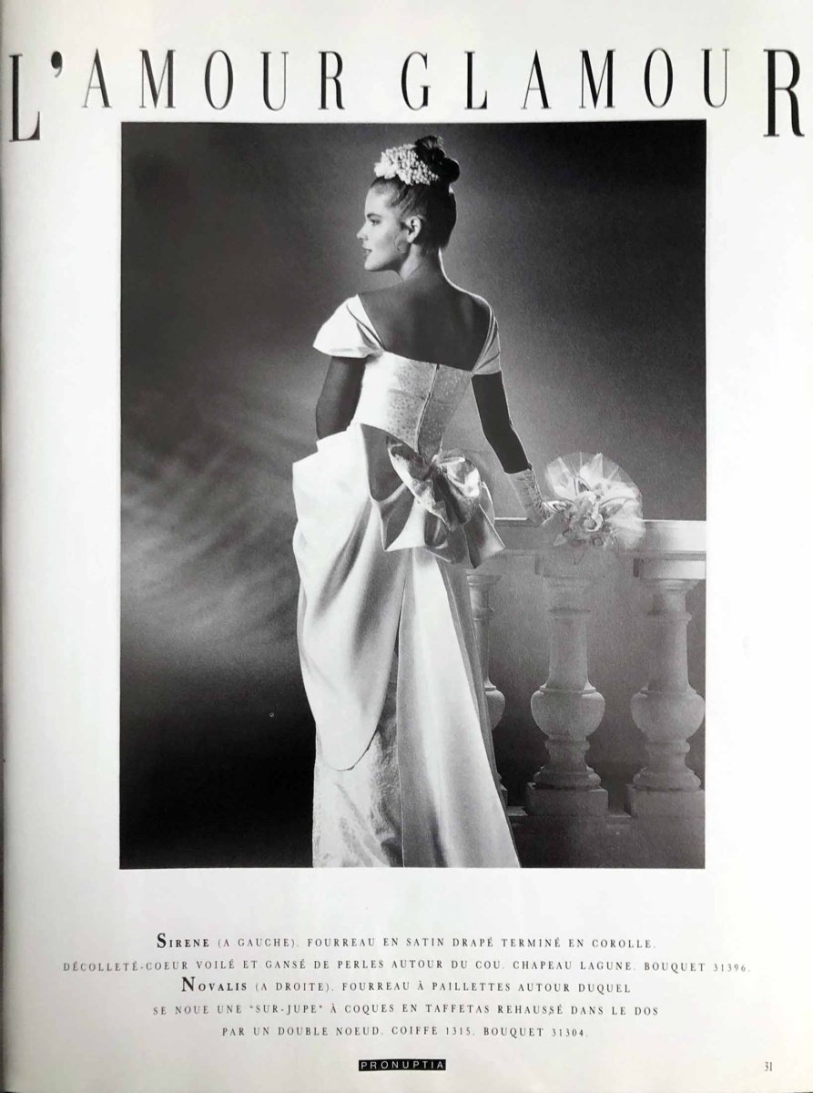 pronuptia 1989 amour glamour