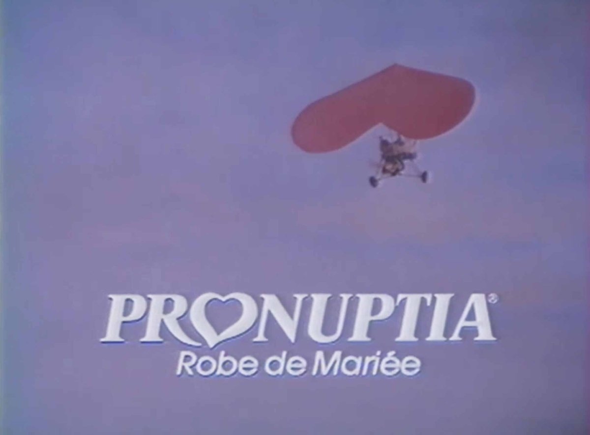 pub pronuptia l'amour est une fête 1985